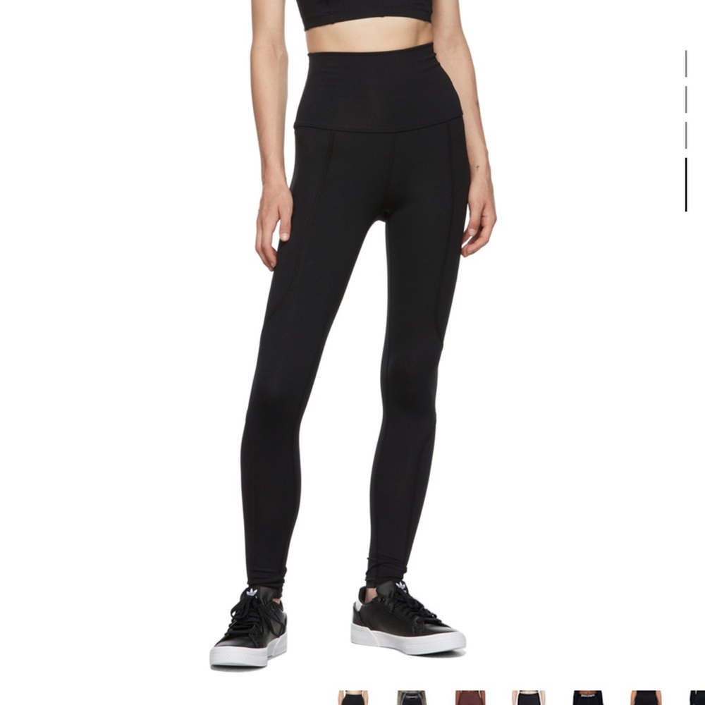 Live the process black geometric legging